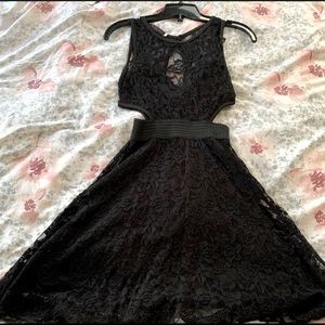 Black Flowy Dress